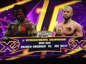 Damien "The Shadow Ninja" Obsidian vs. Joe "The Prodigy" West for the Intercontinental Championship Belt